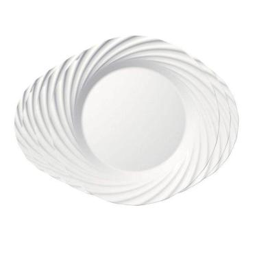 Imagem de Conjunto De Pratos Rasos Jasmin Opaline Nadir Kit 6 Peças