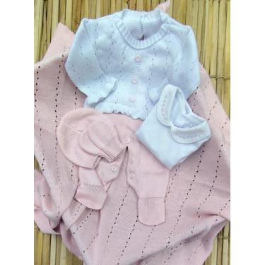 Imagem de Saída de Maternidade Luxo Bebê Menina - Samy Baby, Rosa