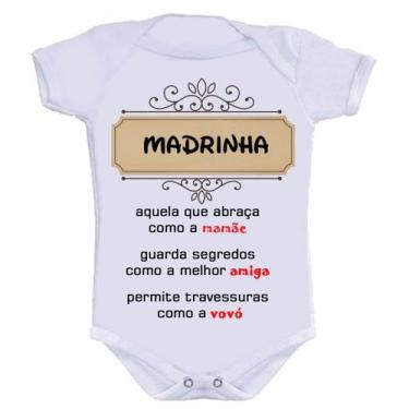 Imagem de Body Divertido - Definição de Madrinha (m) - KALUNDU KIDS, P