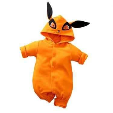 Imagem de Macacão de cosplay laranja de Halloween RELABTABY para bebês