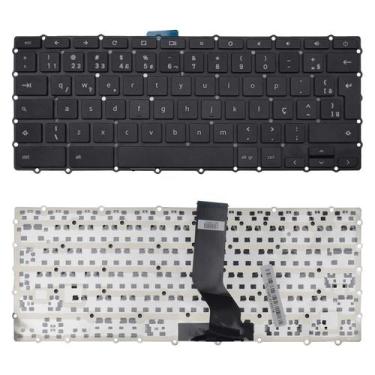 Imagem de Teclado para Notebook compatível com Acer Chromebook C732 ABNT2 - brin