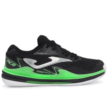 Imagem de TÊNIS JOMA ACE PRO CLAY (SAIBRO) MASCULINO PRETO E VERDE C/PLACA DE CARBONO ESTABILIDADE (BR, Adulto, Numérico, 40)