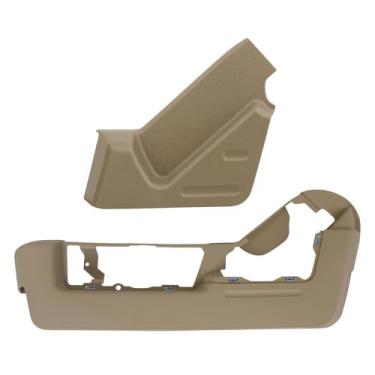 Imagem de TQPONLY Capa de trilho de assento lateral do motorista Adobe para carro e capa de dobradiça de assento destinada a Ford & Lincoln