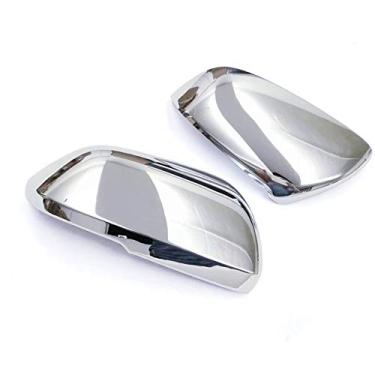 Imagem de Bishop Tate Para VW Volkswagen Atlas 2017 2018 2019 2020 2021 Acessórios de carro Retrovisor Lateral Porta Espelho Guarnição ABS Chrome Decoração Exterior 2PCS