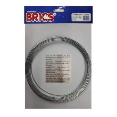 Imagem de Varal Arame 7 Fios 10Mts (Aço Galvanizado) - Brics
