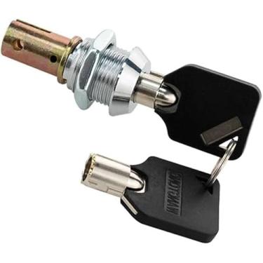 Imagem de 1 conjunto de fechadura de caixa de ferramentas com chaves, fechadura tubular e conjunto de chaves, substituição de caixa de ferramentas, gaveta de articulação de gabinete, fechaduras de armário e