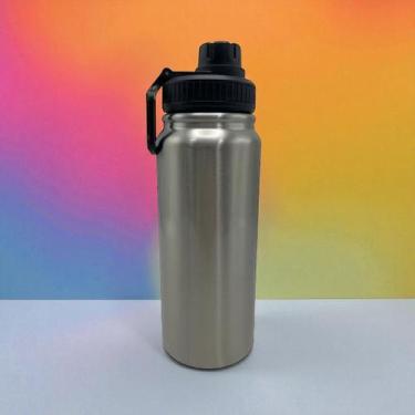 Imagem de Garrafa Térmica Inox Esportiva 600ml  Alta Qualidade e Praticidade - N