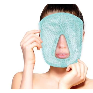 Imagem de Máscara facial completa Hot Cold Therapy Gel Bead FOMI Care