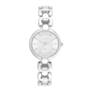 Imagem de Relógio Seculus Feminino Ref: 23754l0svnb3 Bracelete Prateado