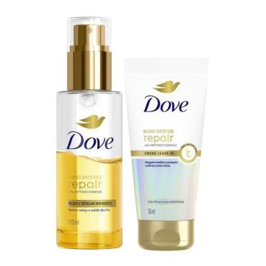 Imagem de Kit Leave In Dove Bond Intense Repair 50ml + Óleo Sérum Dove Bond Inte