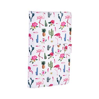 Imagem de Cryfokt Capa Pu Branca de 96 Bolsos, álbum de Fotos de 3 ''para Sofort Lomo Mini, álbum de Assinaturas de Noivado Elegante (Branco)