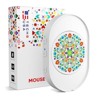 Imagem de TECH8 USA Mega Disc Mouse Mover Jiggler, configurações de atividade ajustável e temporizador de desligamento automático, indetectável, sem software, movimento aleatório, patenteado, projetado