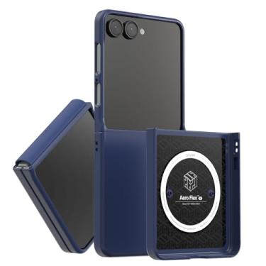 Imagem de araree Capa Aero Flex M Samsung Galaxy Z Flip 6 【Versão melhorada】 com proteção de dobradiça, compatível com acessórios Magsafe e Chager anti-impressões digitais, capa fina e fina, à prova de choque