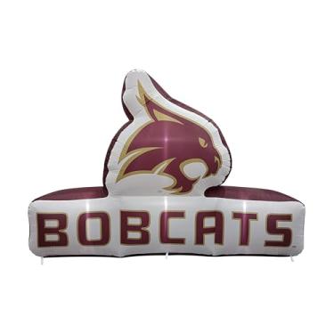Imagem de FANMATS Mascote inflável NCAA Texas State Bobcats - Expositor inflável autoinflável, ventilador e cordões embutidos, logotipo oficial da equipe – mostre seu espírito durante todo o ano