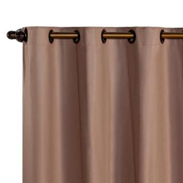 Imagem de Cortina Blackout PVC 2,80m x 1,60m 100% Policloreto de Vinila - Avelã 