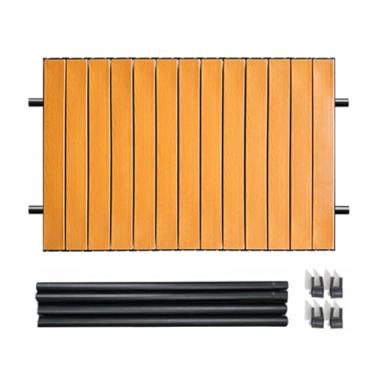 Imagem de Mesa de acampamento dobrável | Tampo de mesa para carrinho ao ar livre, placa de metal, acessório de mesa para quintal, , praia, acampamento, viagem, piquenique, churrasco