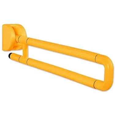 Imagem de LUOFDCLDDD Corrimão, barra de apoio dobrável de aço inoxidável para deficientes, corrimãos de segurança montados na parede em forma de U, barra de apoio antiderrapante para banheira/75 cm