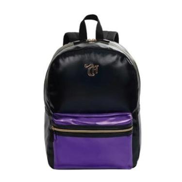 Imagem de Mochila Sestini Capricho Hello 17 Litros Preto e Roxo-Unissex
