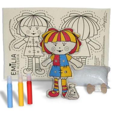 Imagem de Boneca de Pano - Emília da Alegria - Alegria Sem Bateria