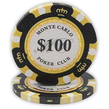 Imagem de Fichas de pôquer DA VINCI Monte Carlo Poker Club 14g x50 pretas