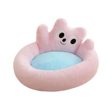 Imagem de Generic Cama para gato, casinha de cachorro, canil, para animais de estimação, sofá confortável, desenho animado, sofá para cães, sofá para animais de, Rosa, L