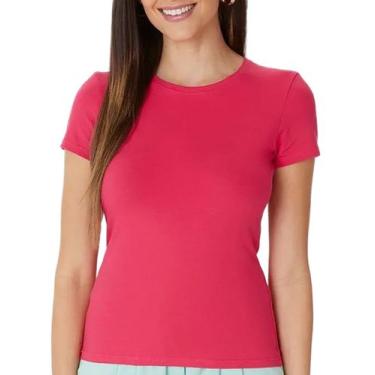 Imagem de Blusa Baby Look Malwee 1000004500 Feminina Algodão T. P/XGG, M, 01366,