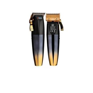 Imagem de Maquina De Corta Cabelo Wmark Ng 222 Prata Profissional
