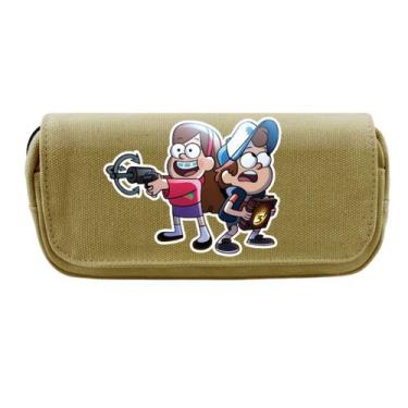 Imagem de Estojo de lápis Gravitys Falls Cartoon Anime de grande capacidade - yi