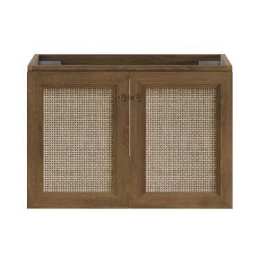 Imagem de Swiss Madison Toucador de banheiro classe 76 cm montado na parede em carvalho marrom sem pia