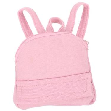 Imagem de BESTYASH Mini Doll Backpack School Bag Accessory for Dolls Small Chic Mini Backpack for Dress Up and Play