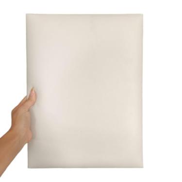 Imagem de Kit Cabeceira de Cama Placas Estofadas 30x40cm (Bege-Courino,1)