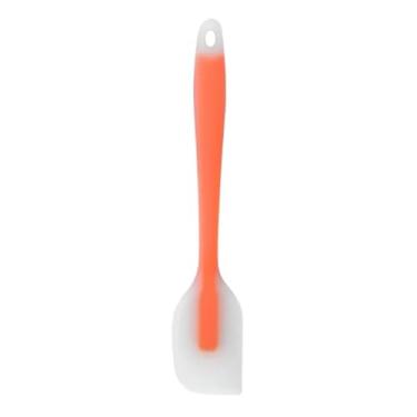 Imagem de Espátula de silicone, creme e manteiga, para cozinhar, utensílio de cozinha resistente a altas temperaturas (laranja)
