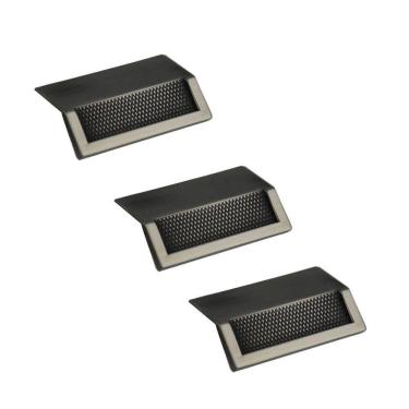 Imagem de Kit 3 Puxador Moveis Citizen 45 Graus P Niquel Velho Zen