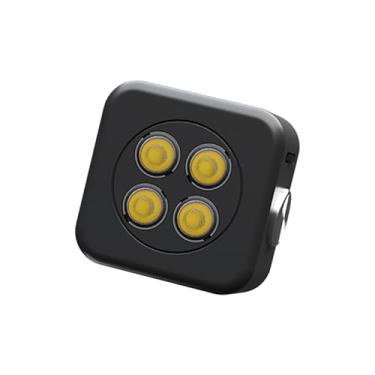 Imagem de Luz de selfie magnética profissional de 18 W, luz de flash de telefone com 1200 flashes de potência total, luz de preenchimento de 3 W, sincronização inteligente compatível com iOS/Android, alto