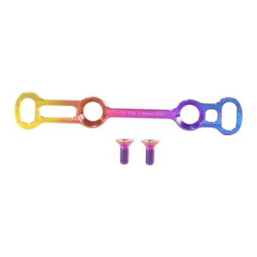 Imagem de KiBcsLic Adaptador para freio a disco de bicicleta de estrada, suporte de montagem, conversor de suporte de peças de reparo, adaptador de montagem de pinça de, Multicolorido 7.9 X 1.3 Cm