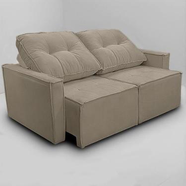 Imagem de Sofá Namoradeira Retrátil Reclinável Sala Confortável E Reforçada Mona