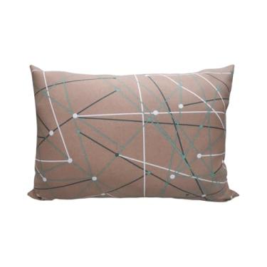 Imagem de Fronha Estampada Portallar Doce Vida 100% Algodão Ouro Preto