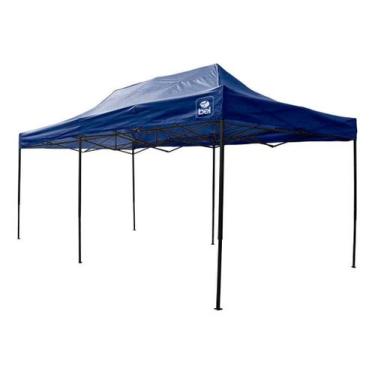 Imagem de Tenda Gazebo Dobrável Pagoda 3m x 6m Oxford Azul Bel