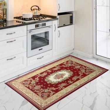 Imagem de 2 Tapete Cozinha Antiderrapante Alto Padrão 60X90 Tu M01 Vm - Idealiza