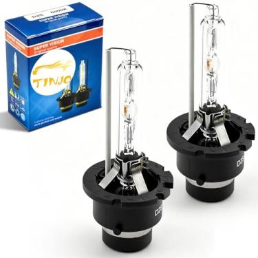 Imagem de TINJO Para faróis Acura TL TSX farol baixo 2004 2005 2006 2007 2008 2009 2010 2011 2012 2013 2014, lâmpada de xenon HID D2S, 6000K branco brilhante frio 35W D2SC1 AFS Luzes mergulhadas, Pacote com 2