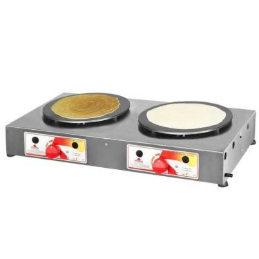 Imagem de Máquina De Crepe Frances Elétrica Duplo Redondas Progás 220V