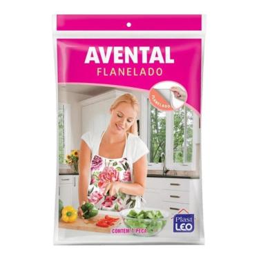 Imagem de Avental Protetor Feminino Para Cozinha Estampado Flanelado