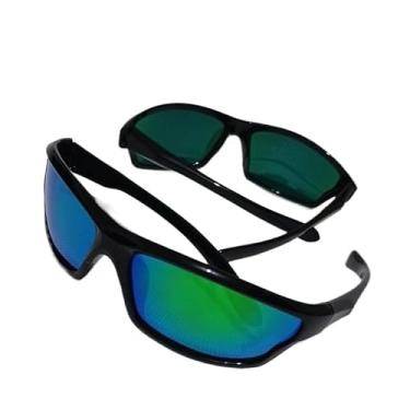Imagem de óculos de Sol Masculino Sportivo (Verde,Sem estojo)
