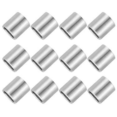 Imagem de Generic 12 espaçadores de aço inoxidável, 10 mm ID x 12 mm OD x 10 mm de altura 304 parafuso de bucha de aço inoxidável espaçador redondo não rosqueado para parafusos de 3/8 "M10 parafusos porcas