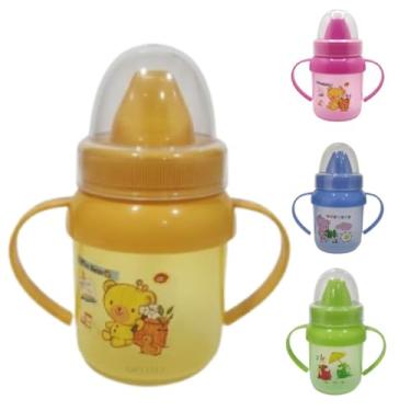 Imagem de Copo de Treinamento 150ml Alça Anatômica e Bico Rígido Copo de Treinamento (Amarelo)