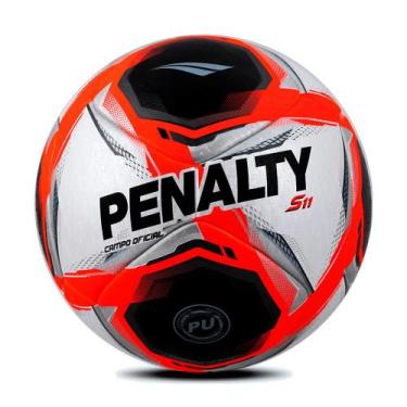 Imagem de Bola Campo Penalty S11 R1 Xxv - unissex - cinza e vermelho, Cnz, Pto, 