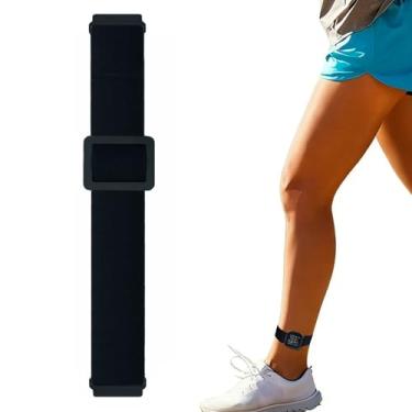 Imagem de Braçadeira elástica ajustável ou tornozeleira compatível com smartwatch Fitbit Versa 2/Blaze/Versa/Versa Lite/Versa, edição especial, pulseira elástica para homens e mulheres (preto)