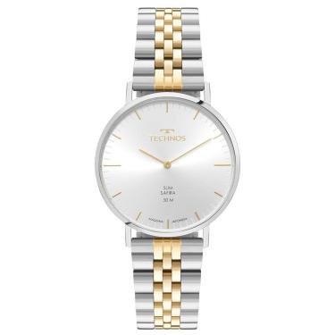 Imagem de Relógio Technos Masculino Slim Bicolor - 2025LUJ/1K-Masculino