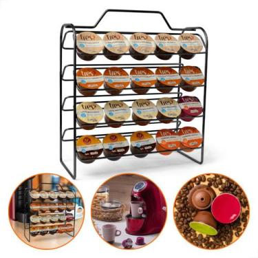 Imagem de Organização e Elegância: Suporte para Cápsulas 3 Corações Preto para s