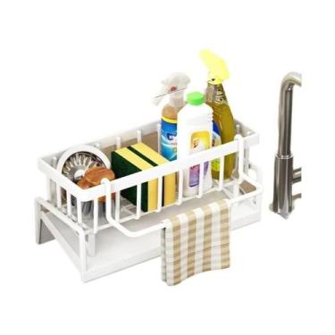 Imagem de Suporte Para Esponja De Pia De Cozinha Em Aço Inoxidável, Organizador 